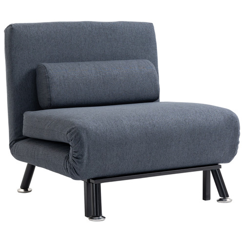 Faux suede position futon - faux,