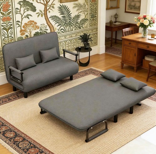Double fabric sofa - sofa, bed