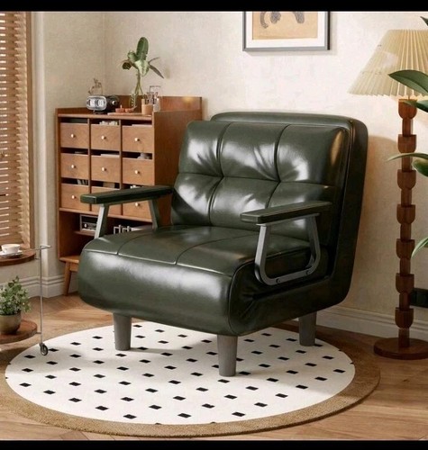 Seater sofa bed faux - sofa,