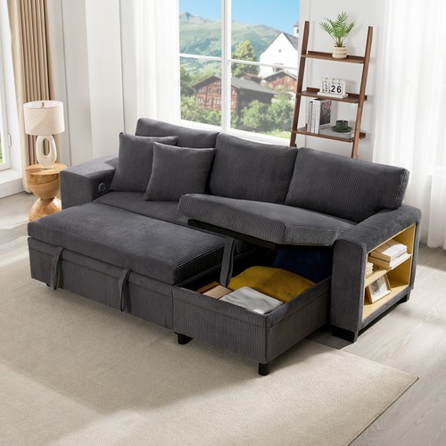Shaped corner sofa bed pull - shaped,