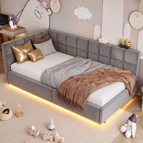Upholstered bed daybed - upholstered, with