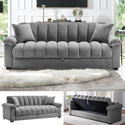 Convertible seater velvet - seater,