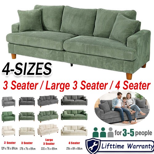 Luxury seater corduroy - 3/4,