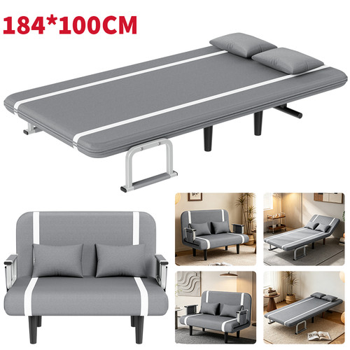 Double fabric sofa - double, sleeper