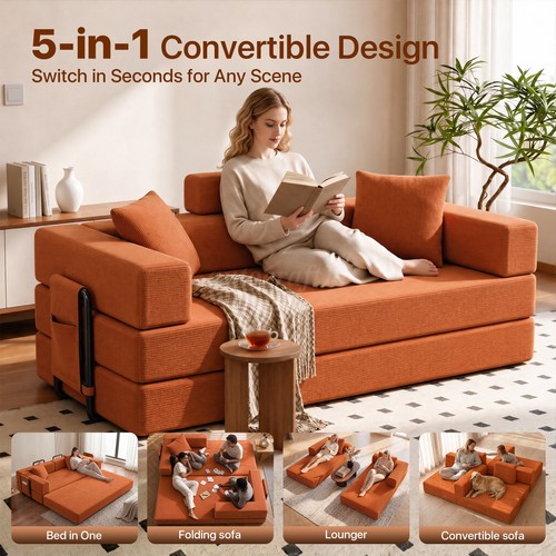 Space saving sofa bed - bed, couch