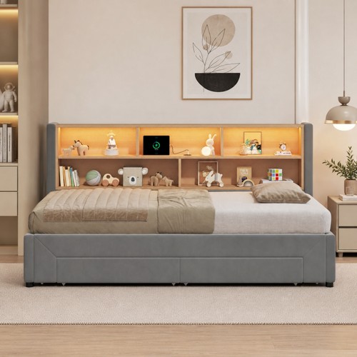 Daybed sofa bed double - double, with