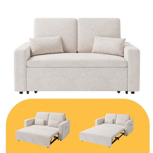 Seater pull out sofa - out, bed