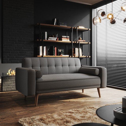Grey seater fabric new foam - grey,