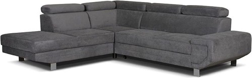 Artic corner grey color sofa