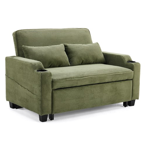 Seater sofa bed green living - 2,