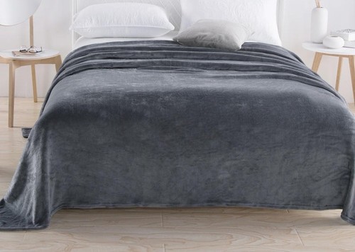 Dark grey flannel - grey,