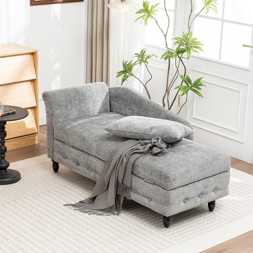 Single seater sofa - bed, grey