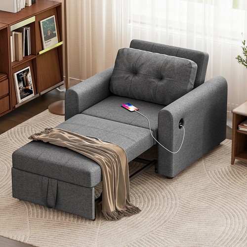 Convertible sofa bed - 3, in