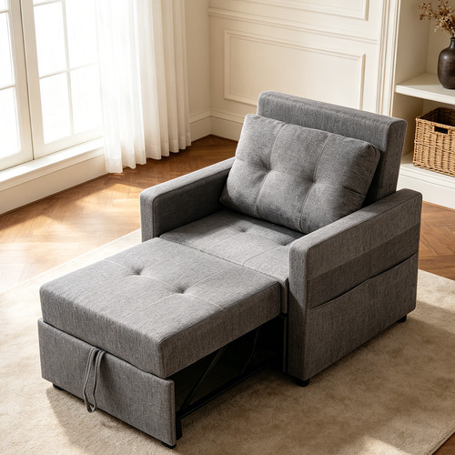Convertible sofa bed - bed, chair