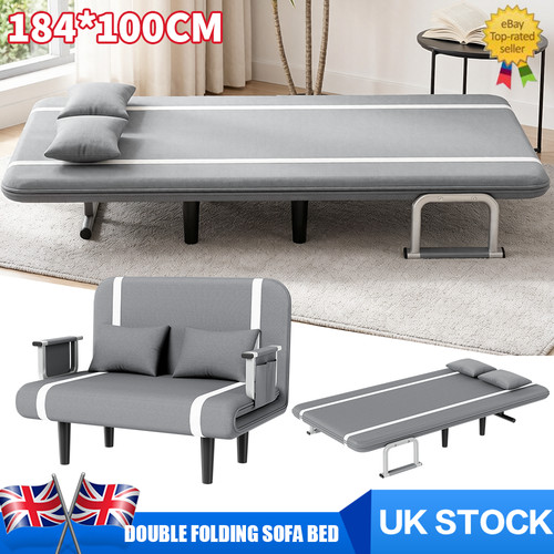 Double fabric sofa - sofa, bed